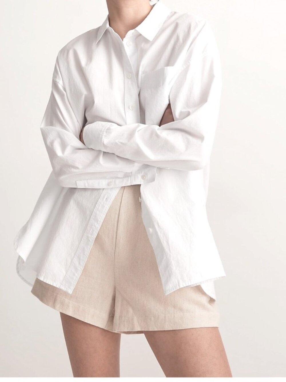 Madewell Signarure poplin oversized Shirt With Tags